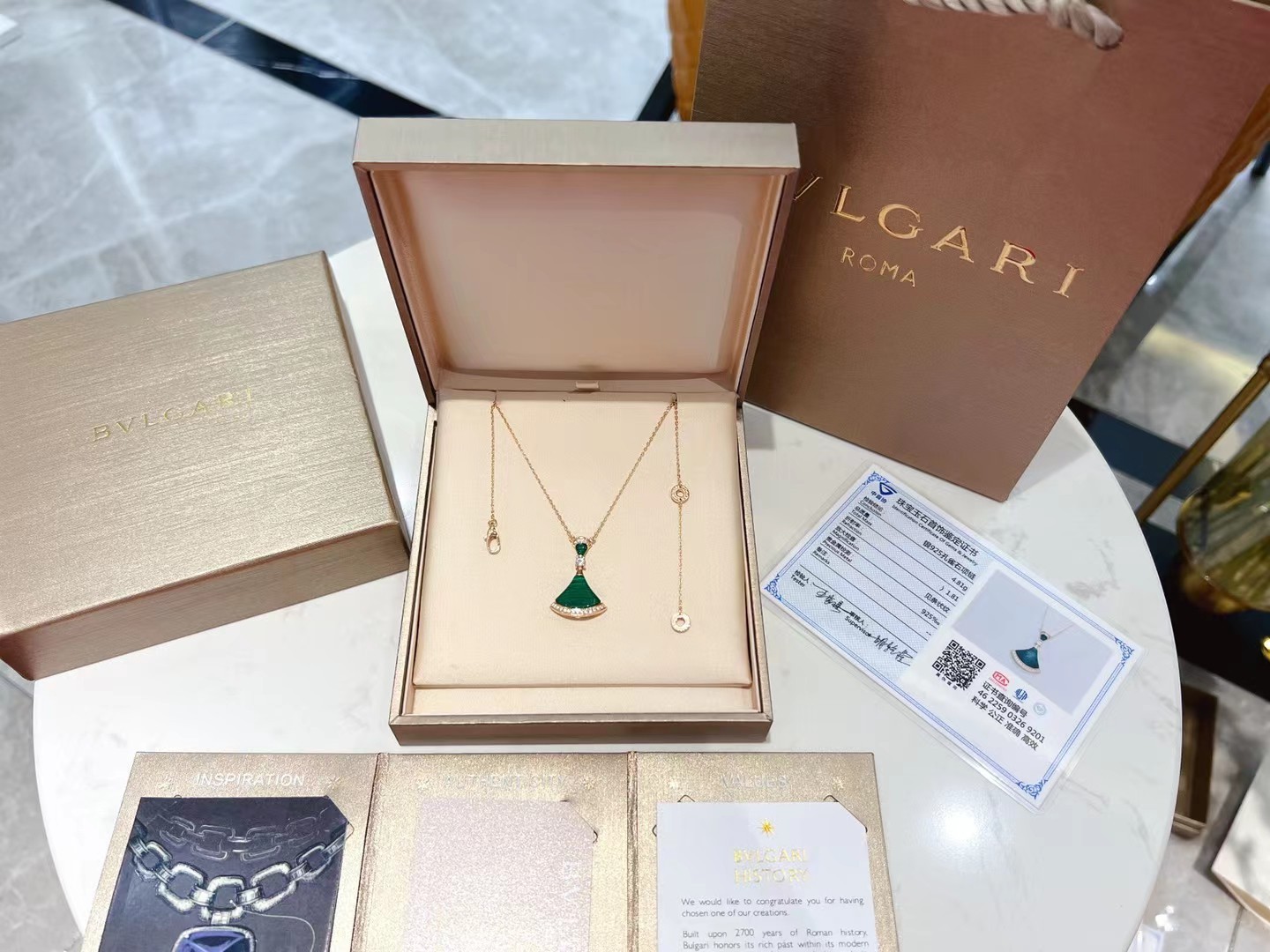 Bulgari Classic S925 Sterling Silver Small Skirt Necklace-Luxeon