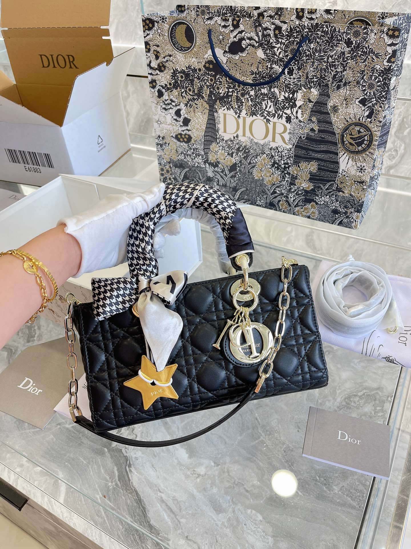 D style Lady D-joy Handbags-Luxeon