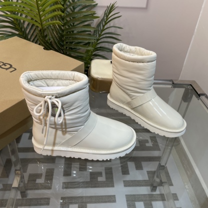 UGG new autumn & winter TPU down feather snow boots-Luxeon