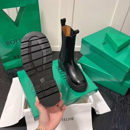 Bottega Venet mid-calf heeled boots-Luxeon