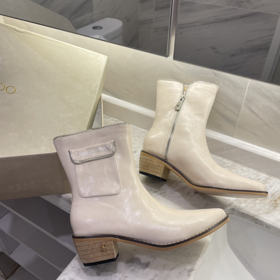Jimmy Choo new autumn winter zipper knee & ankle boots-Luxeon