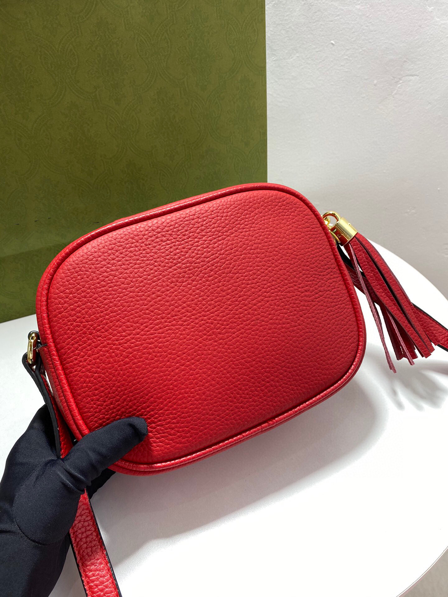 G style lychee pattern Cross-body bag-Luxeon