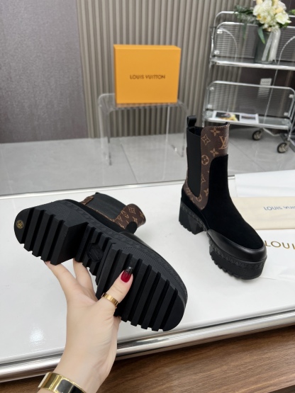 Leather Martin boots