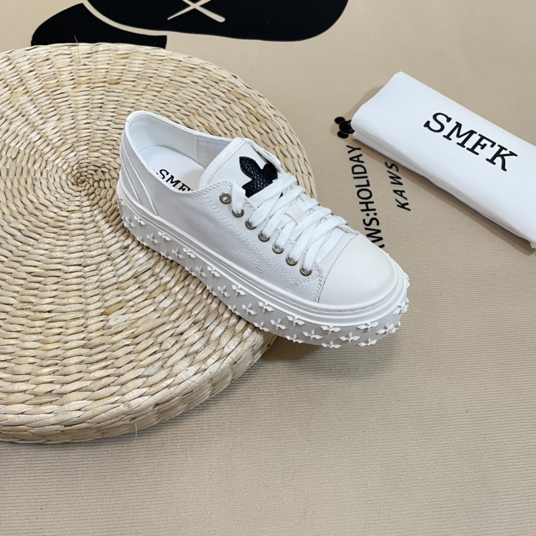 SMFK Tide Cross logo thick sole casual shoes-Luxeon