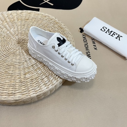 SMFK Tide Cross logo thick sole casual shoes-Luxeon
