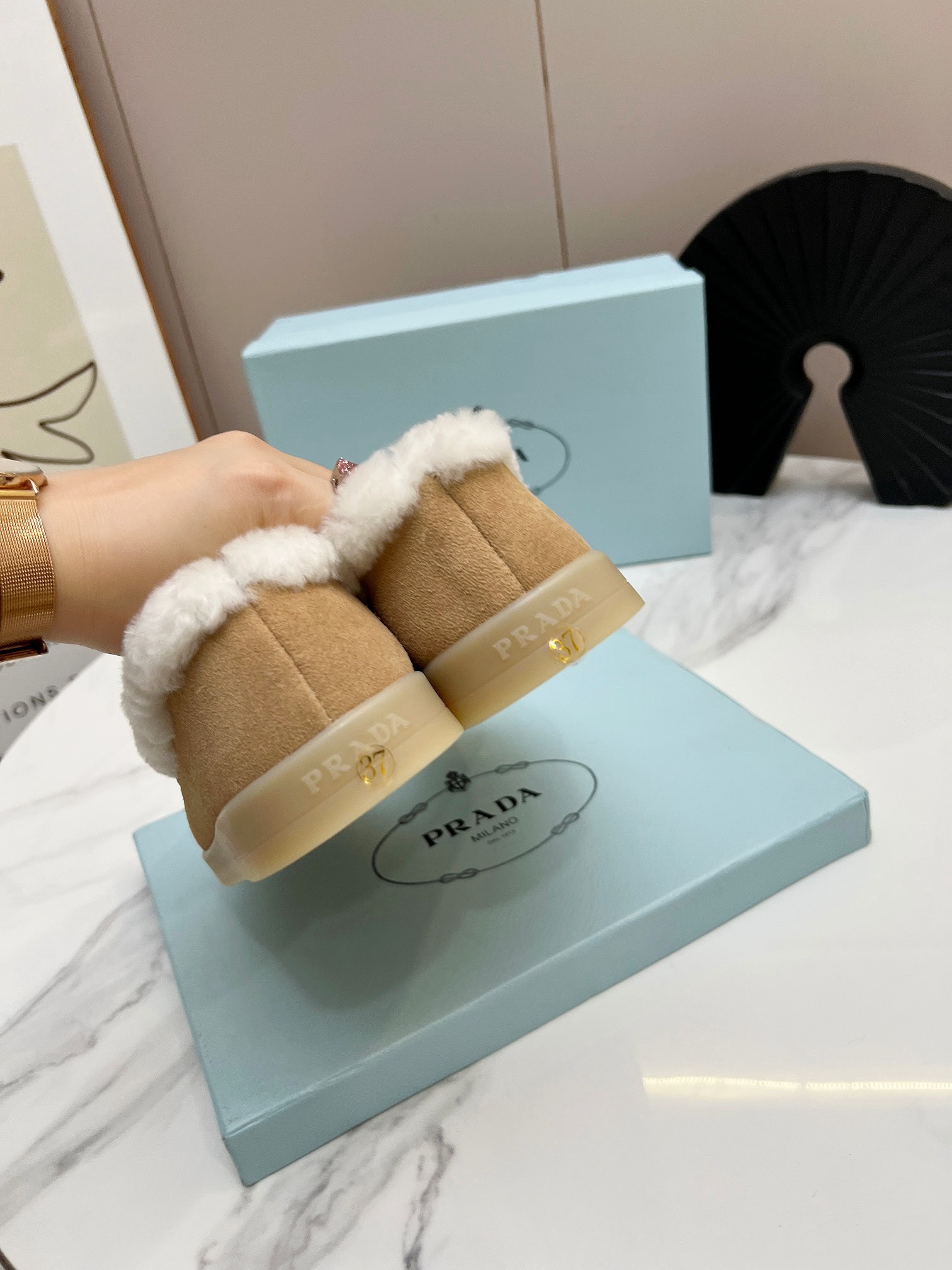 Shearling Loafers 35-42