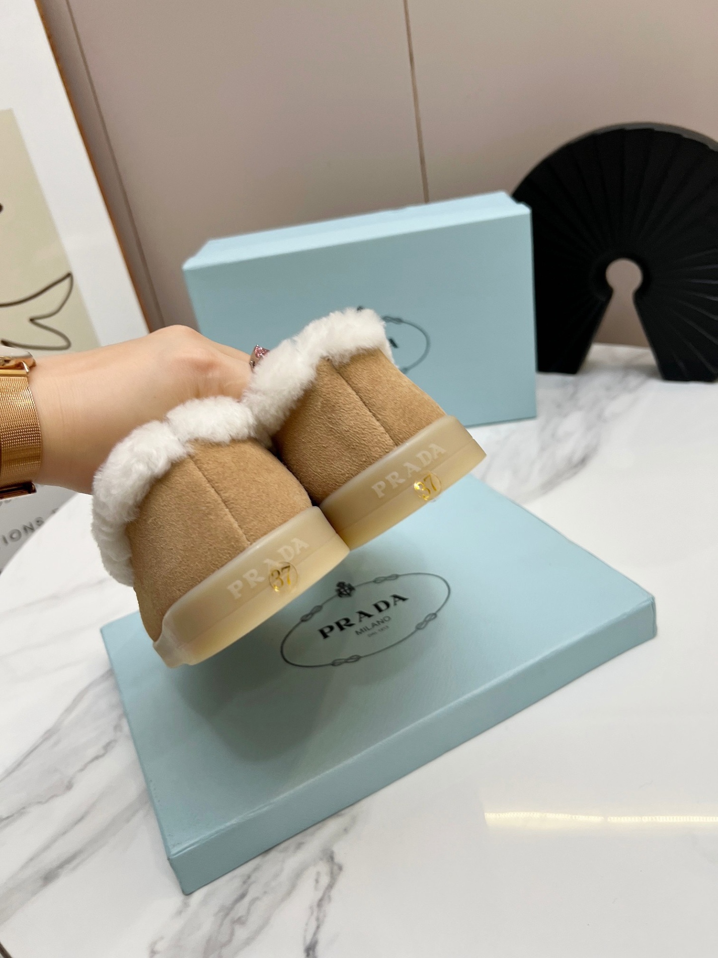 Shearling Loafers 35-42