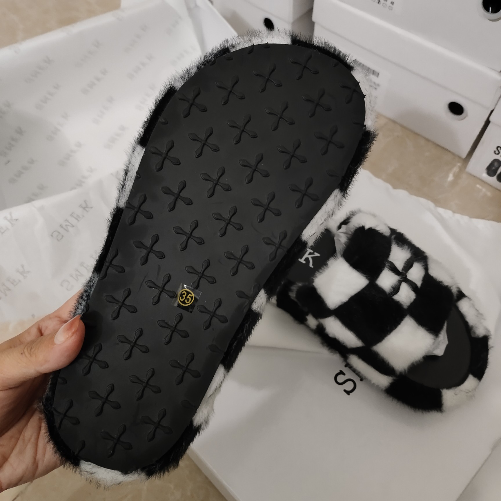 SMFK wool slippers new colors-Luxeon
