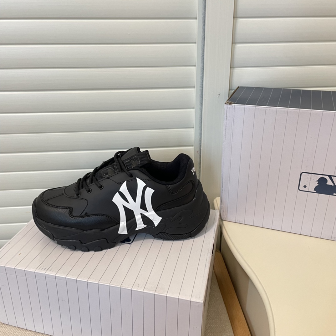 MLB new height-increasing thick sole sneakers casual shoes-Luxeon