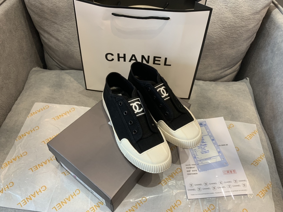 C style classic canvas casual shoes-Luxeon