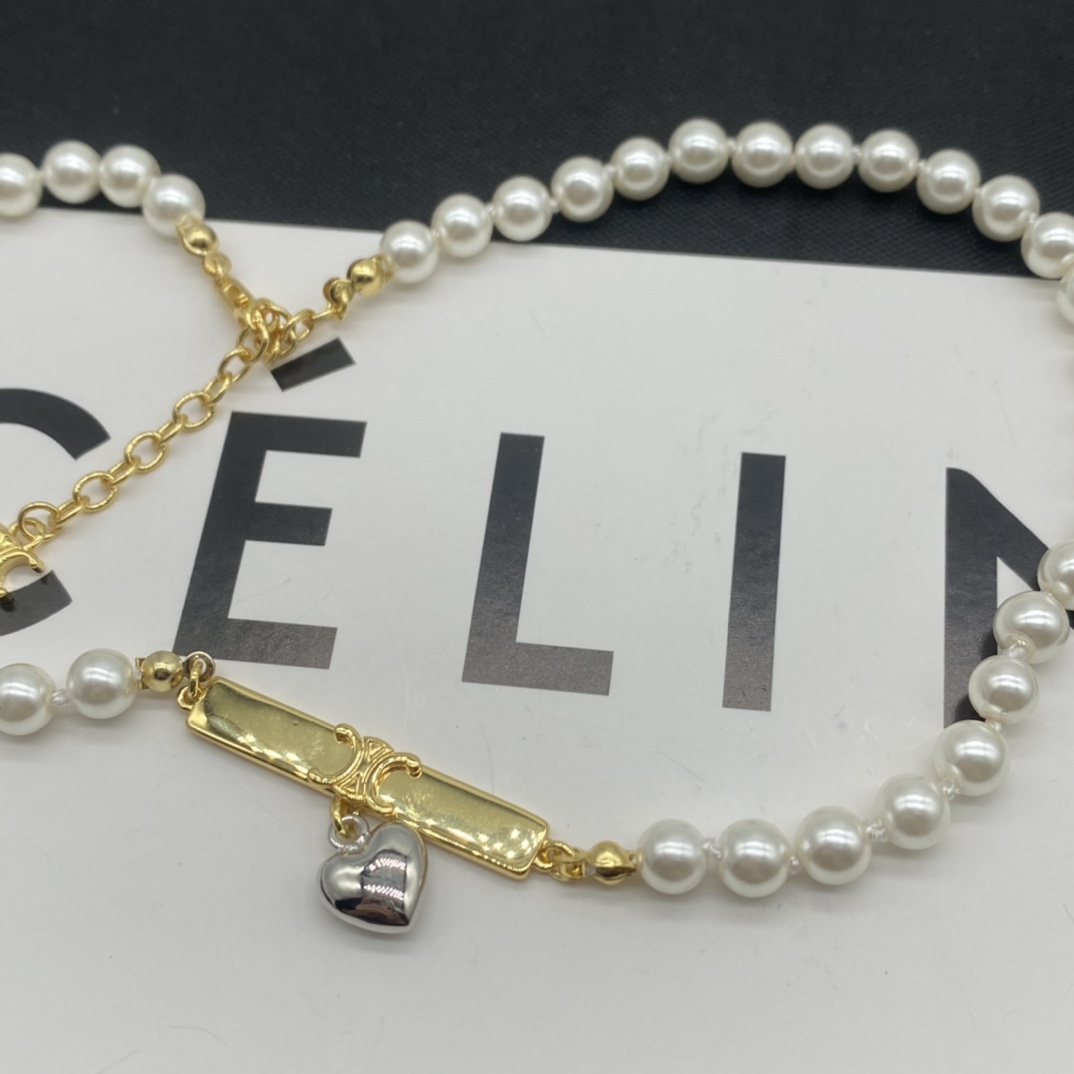 C style Pearl Necklace-Luxeon