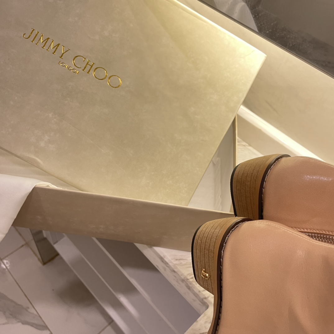 Jimmy Choo new autumn winter zipper knee & ankle boots-Luxeon