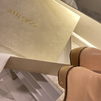 Jimmy Choo new autumn winter zipper knee & ankle boots-Luxeon