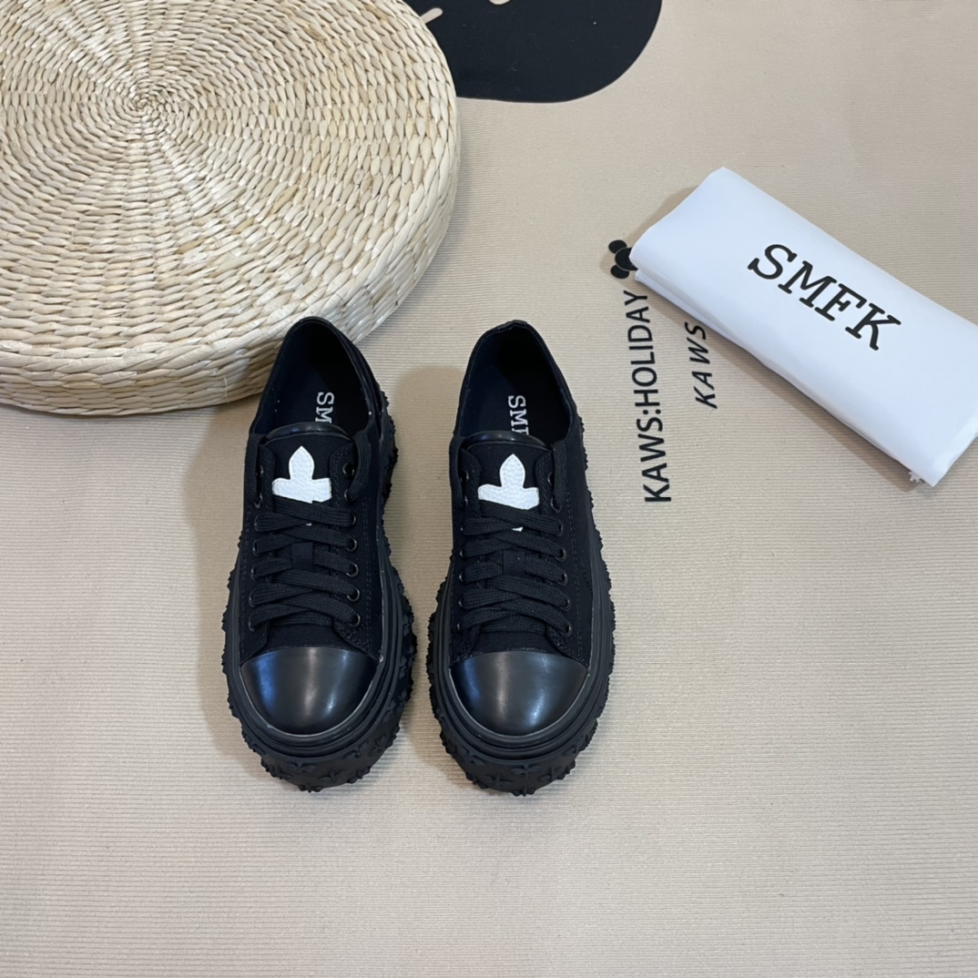 SMFK Tide Cross logo thick sole casual shoes-Luxeon