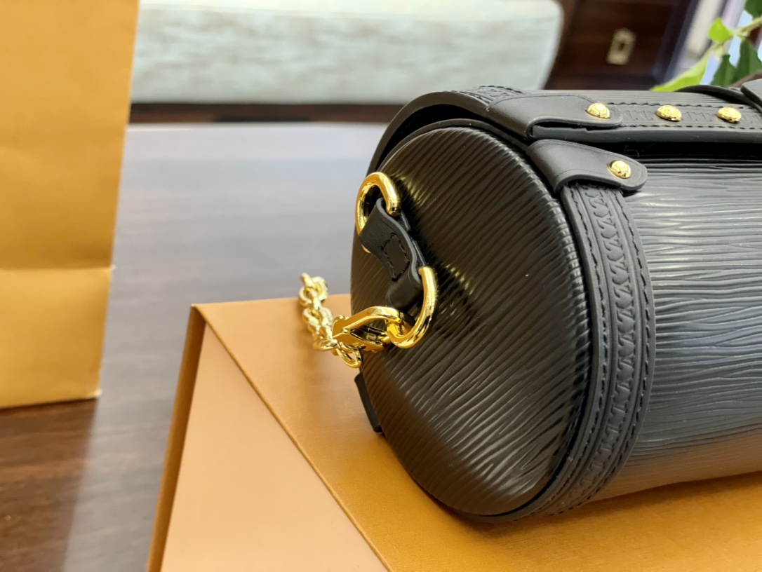 L style bag Papillon Trunk Handbags-Luxeon