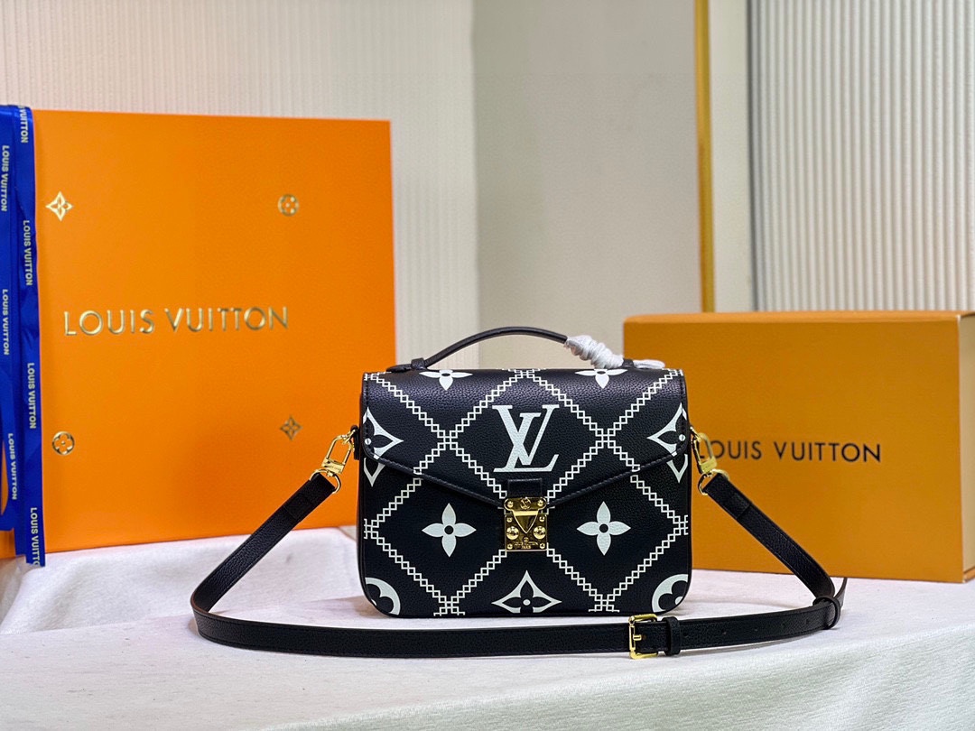 L style handbags Pochette Métis Monogram Empreinte-Luxeon