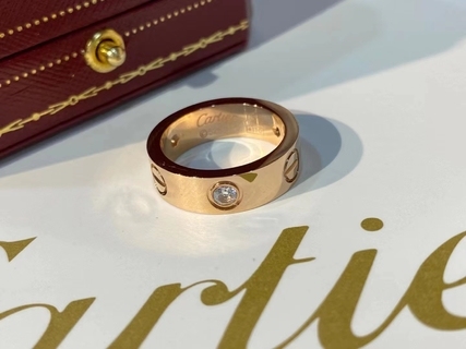 Cartier Rose Gold Couple Ring-Luxeon