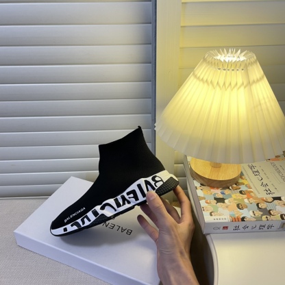 women knitted sock boots-Luxeon