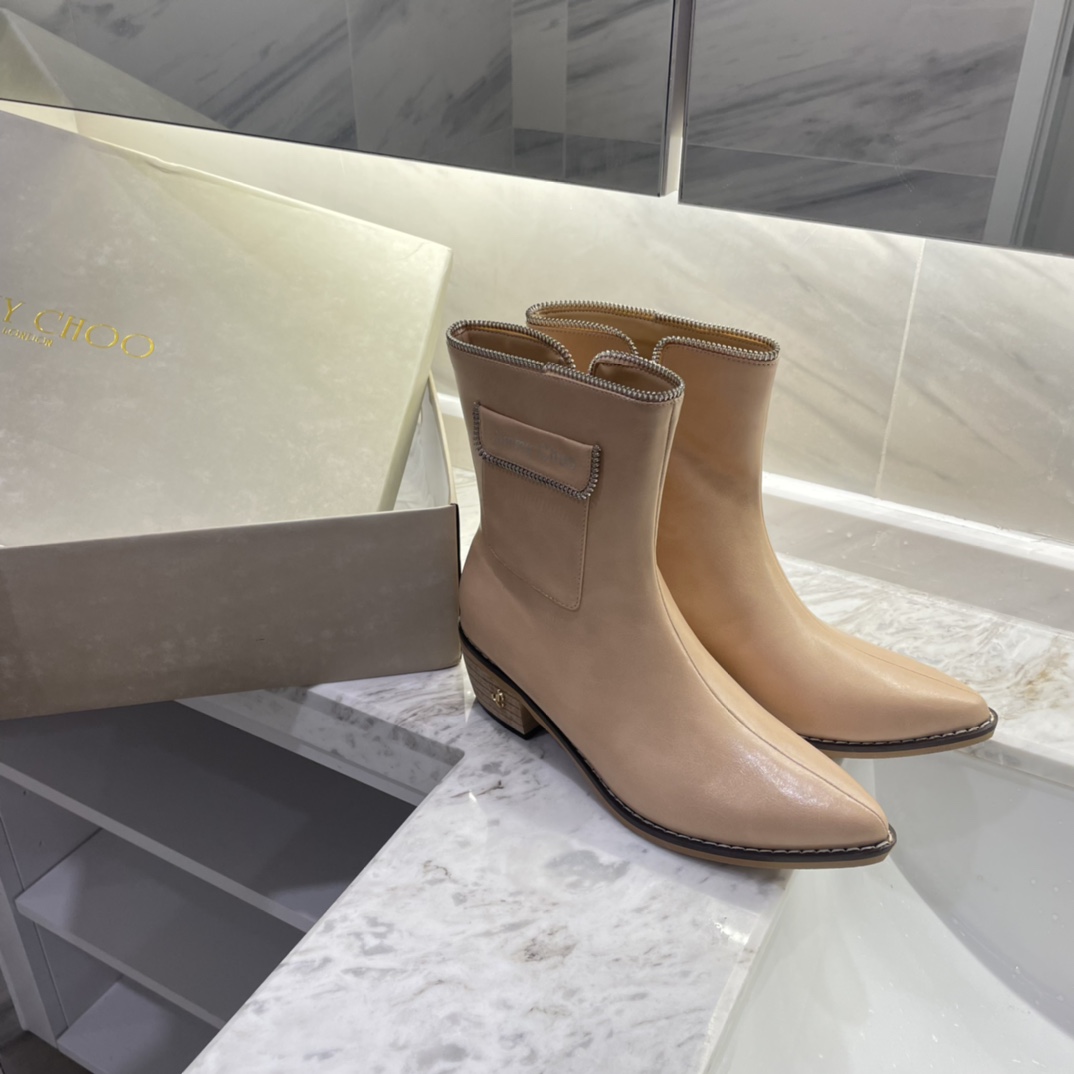 Jimmy Choo new autumn winter zipper knee & ankle boots-Luxeon