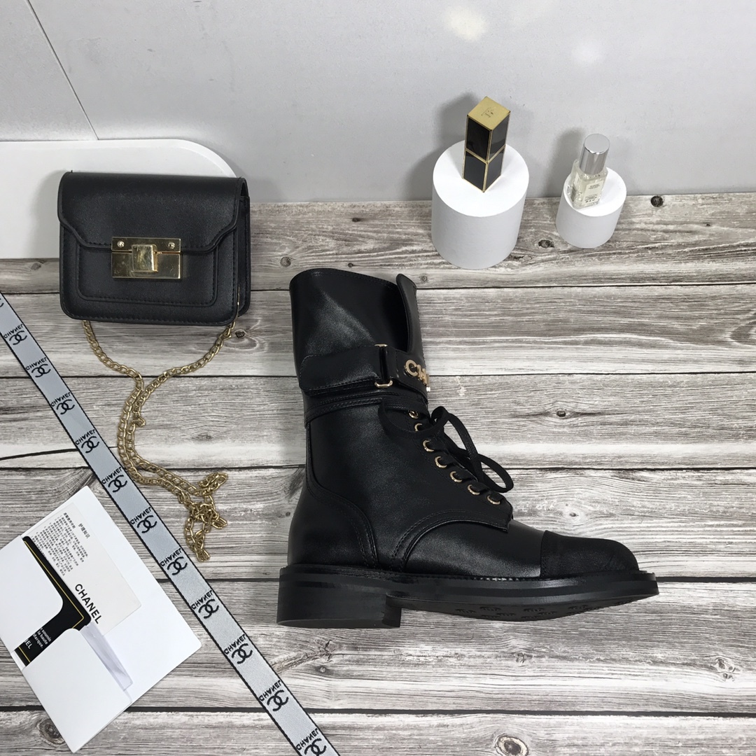 C style 2022 new mid-calf Martin boots-Luxeon