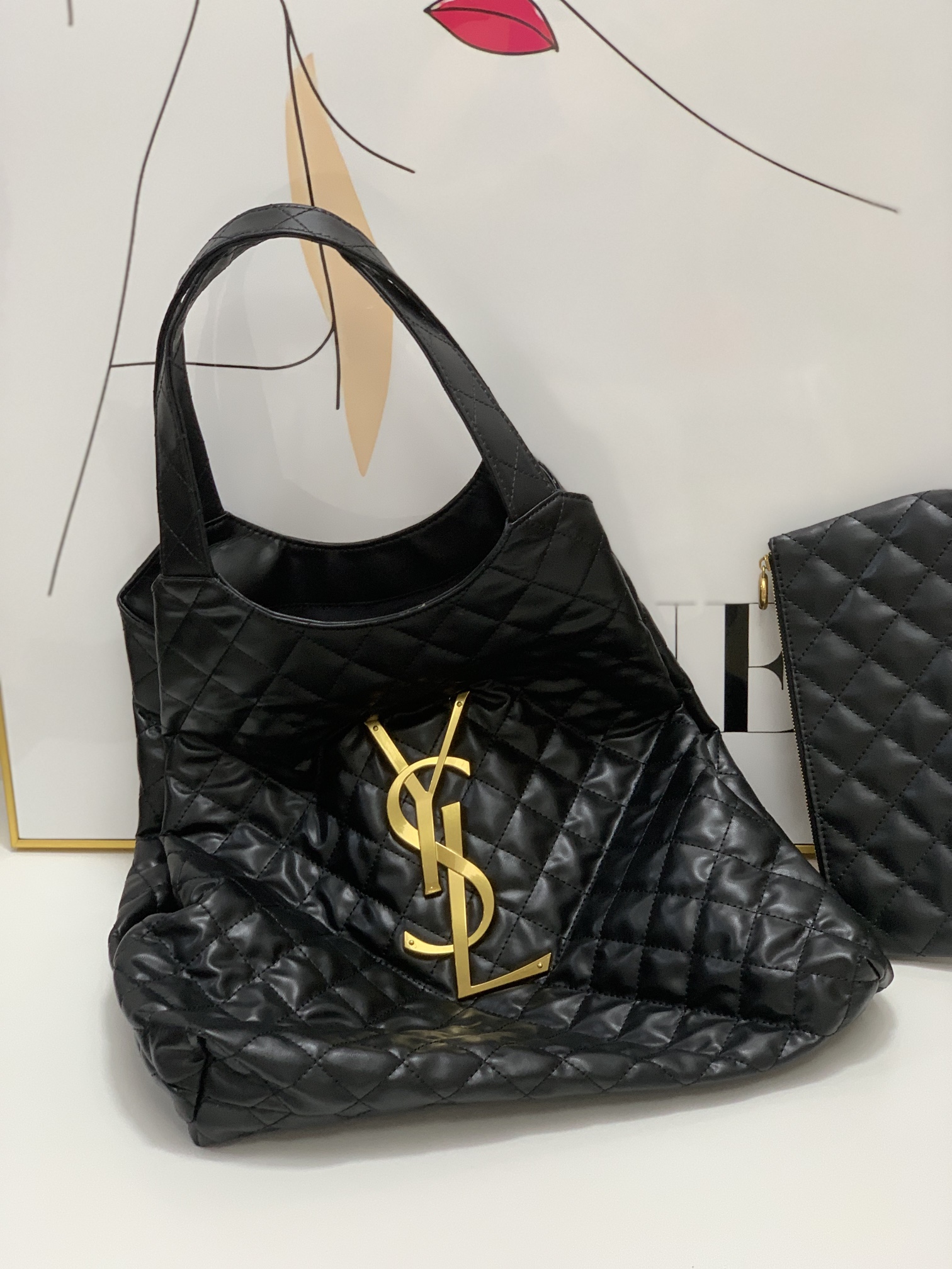 Y style SAINT LAURENT Classic Tote Bags【medium size】-Luxeon