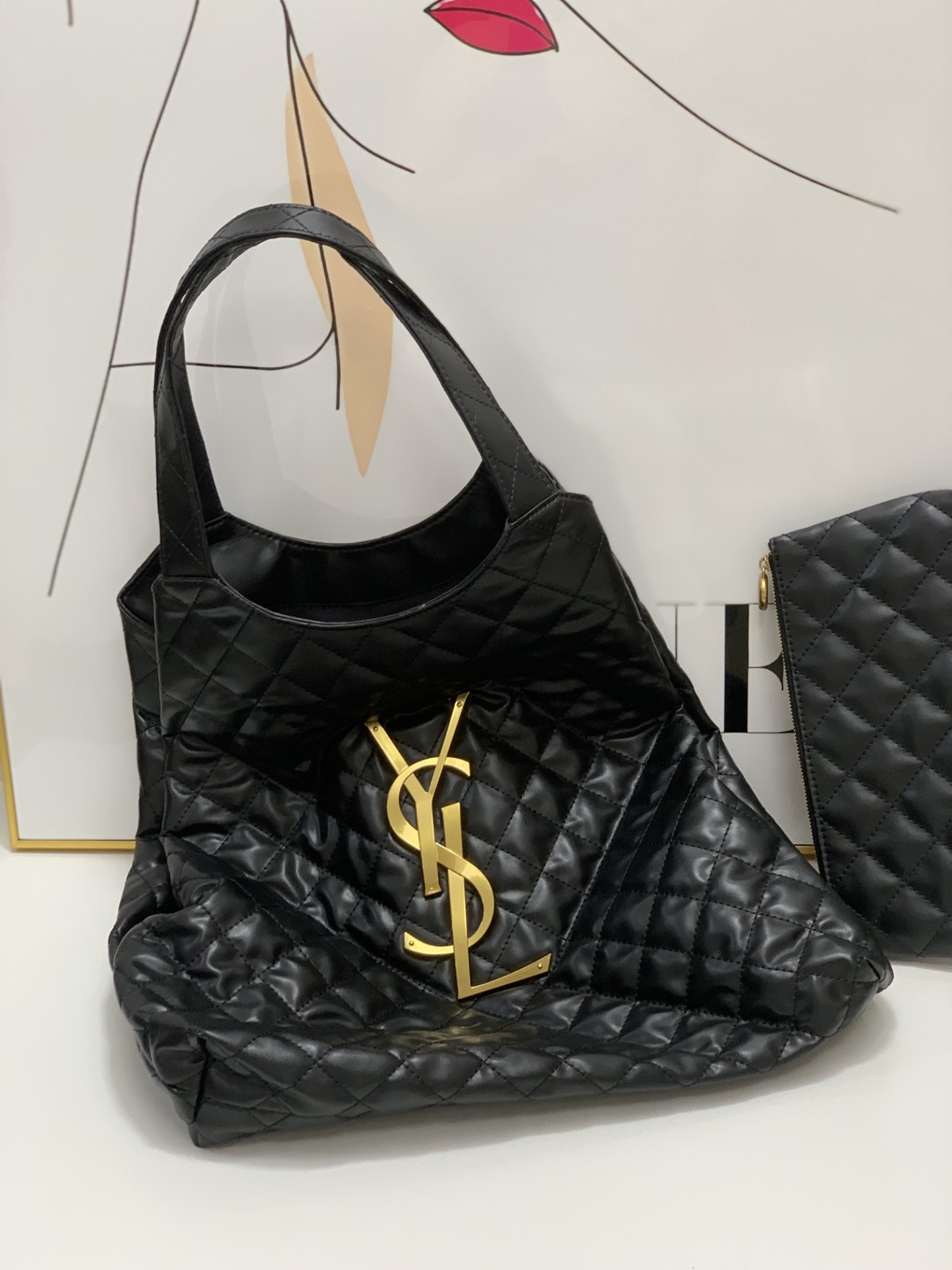 Y style SAINT LAURENT Classic Tote Bags【medium size】-Luxeon
