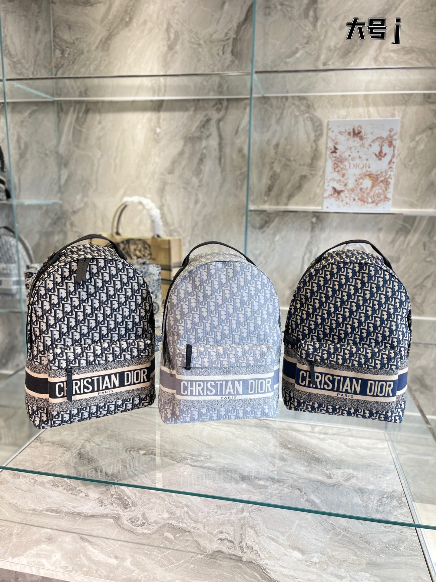 D style old flower backpack-Luxeon