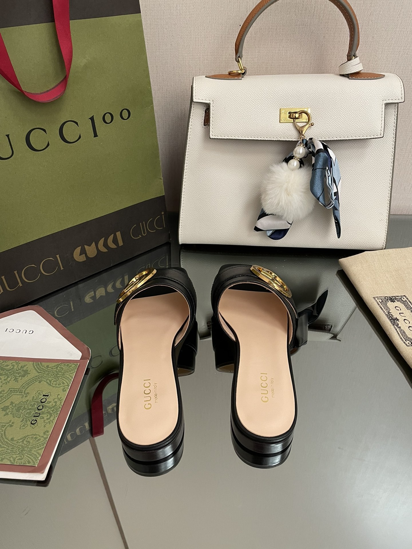 G style Double G flats sandals-Luxeon