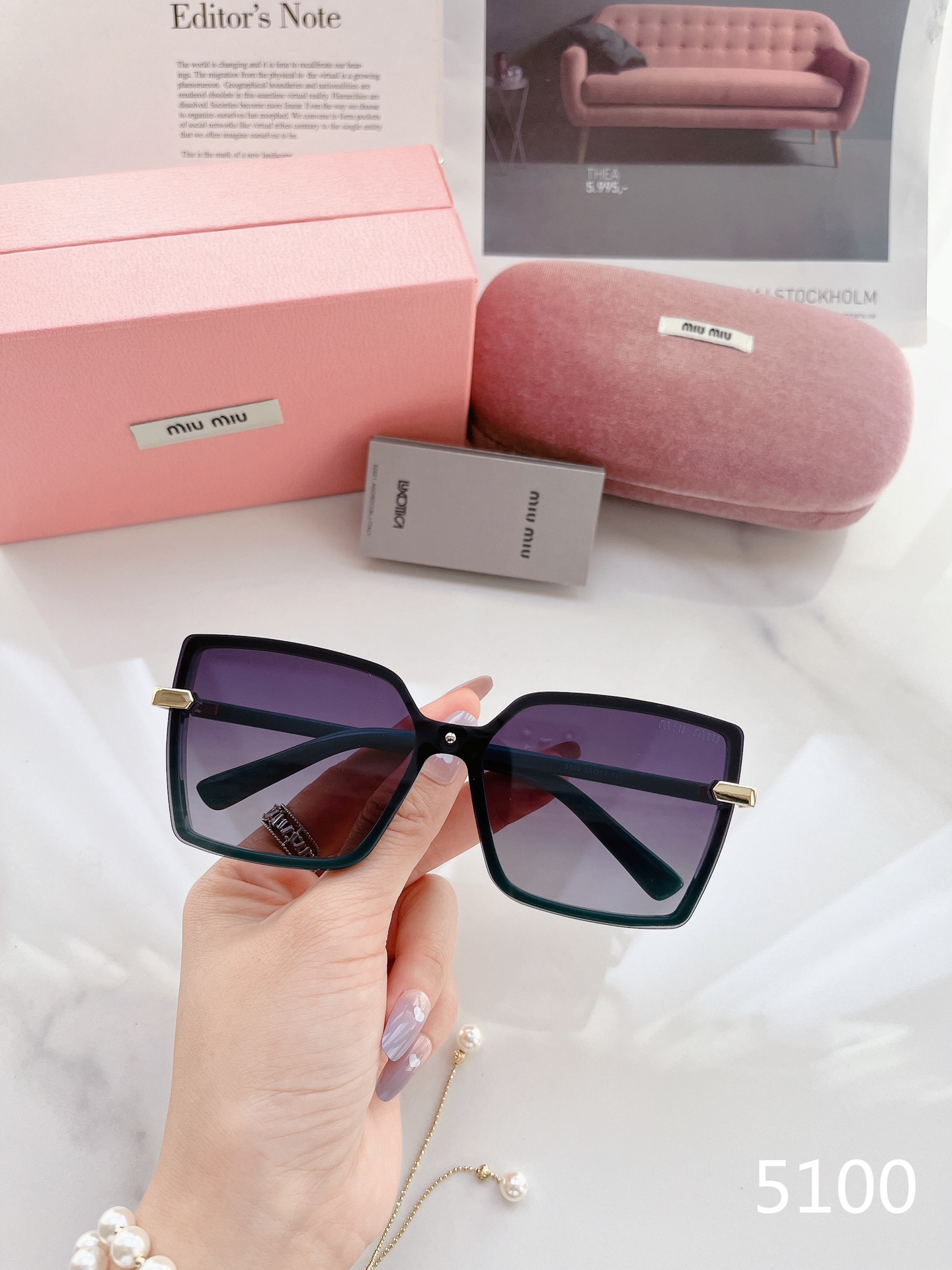 Miu Women Polarized Sunglasses-Luxeon