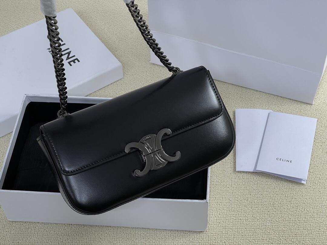 Celin Arc de Triomphe Chain Underarm Bag-Luxeon