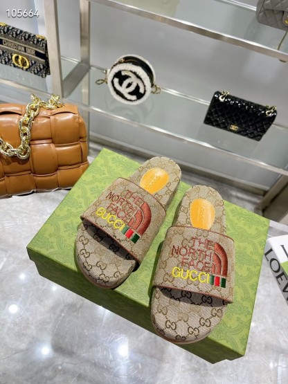G style pop jacquard summer flat slippers-Luxeon