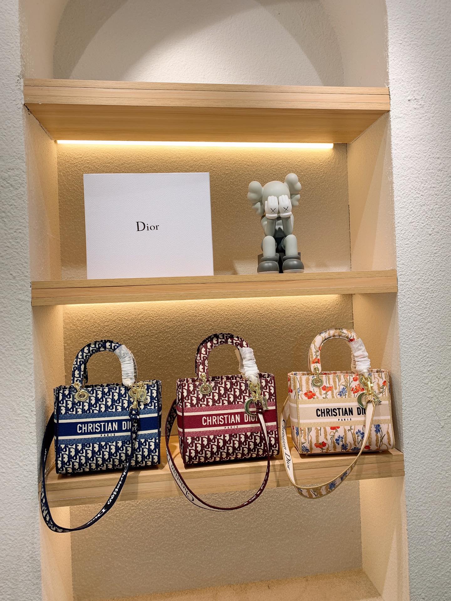 D style Lady Classic Diana Bag Printed Handbags-Luxeon