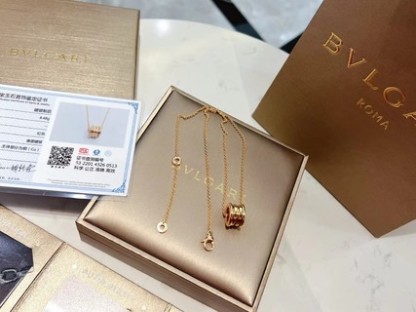 Bulgari Classic Sterling Silver S925 Complete Necklace-Luxeon