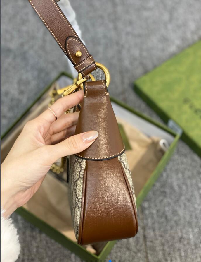 G style autumn and winter latest hobo croissant bag-Luxeon