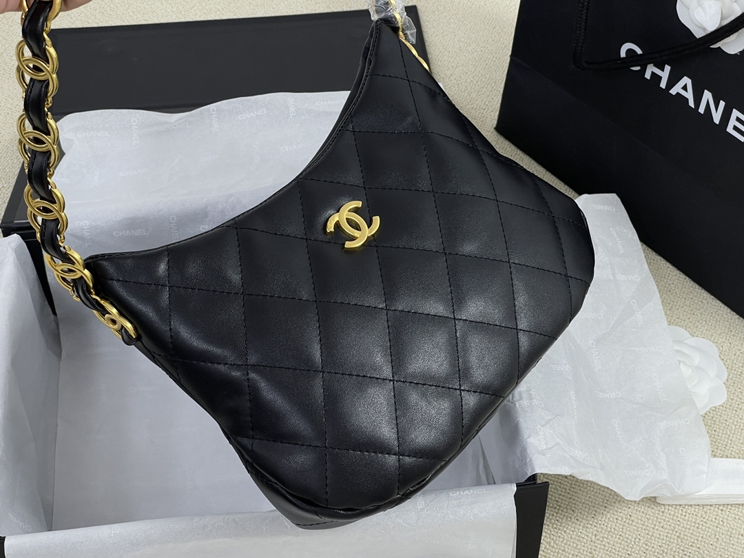 C style hobo vintage handbag-Luxeon