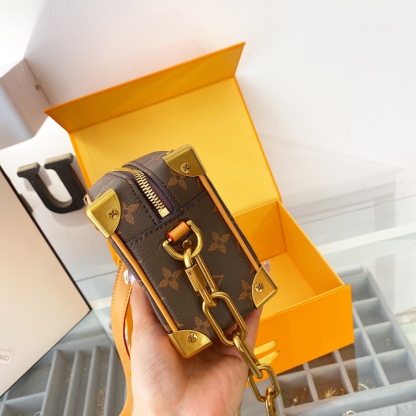 L style bag Trunk Small Box Chain Bags-Luxeon