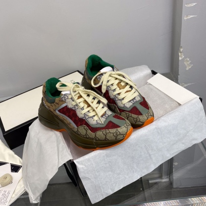 G style new rhyton thick bottom sneakers dad shoes-Luxeon