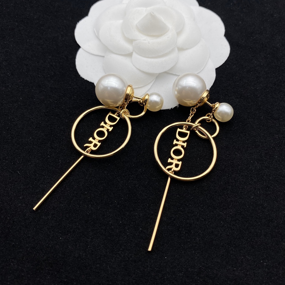 D style Fashion Tassel Ring Earrings-Luxeon