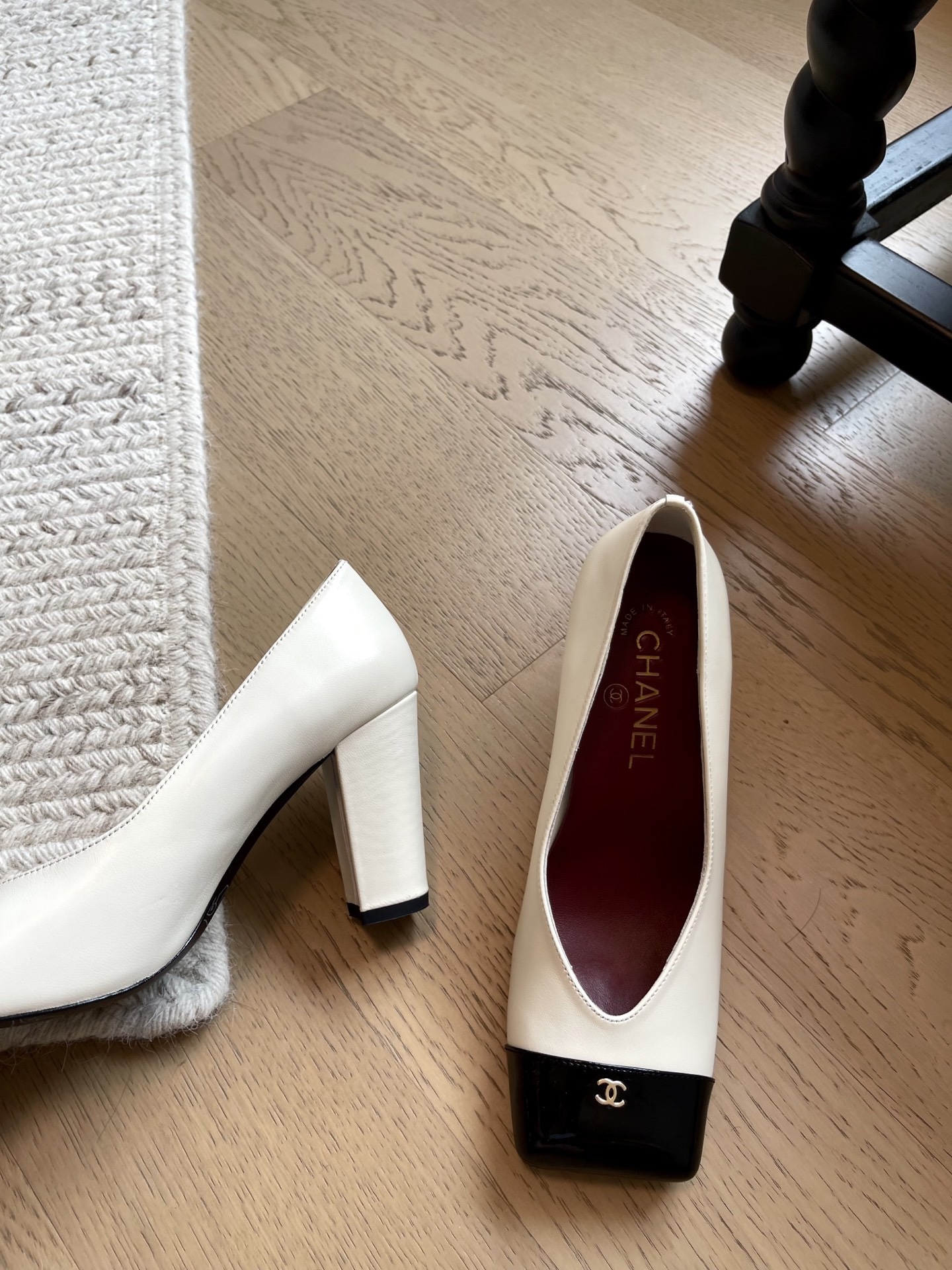 Square-toe high heels 35-42