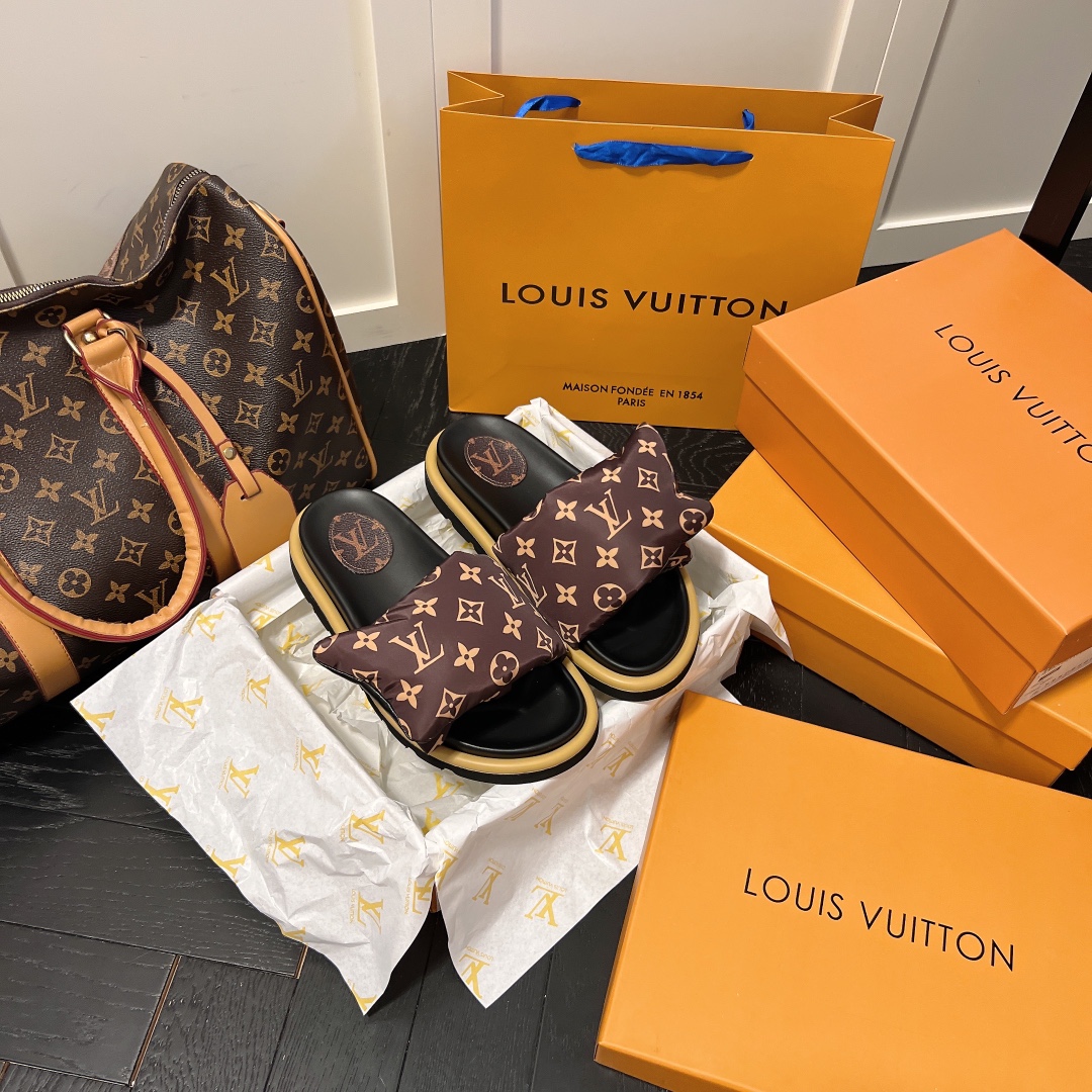 L style new print slippers-Luxeon