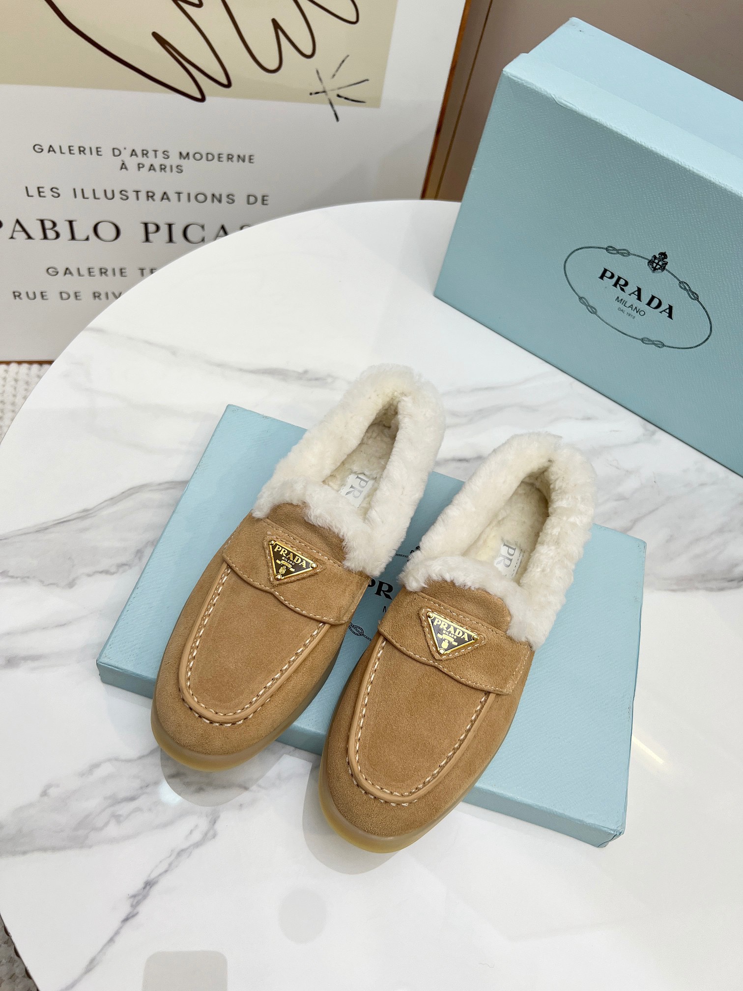 Shearling Loafers 35-42