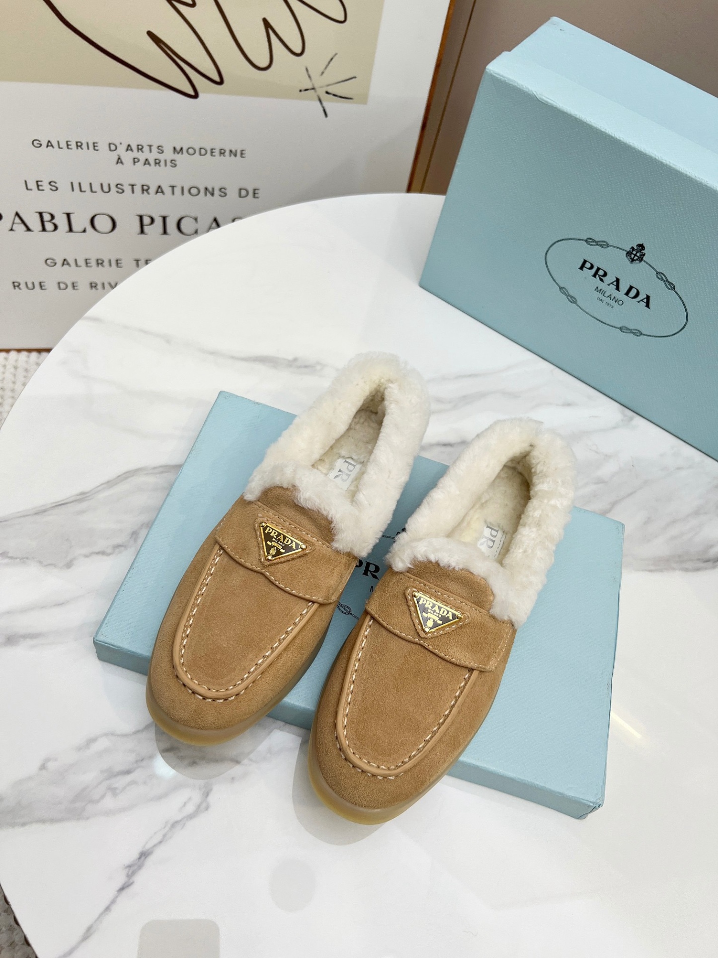 Shearling Loafers 35-42