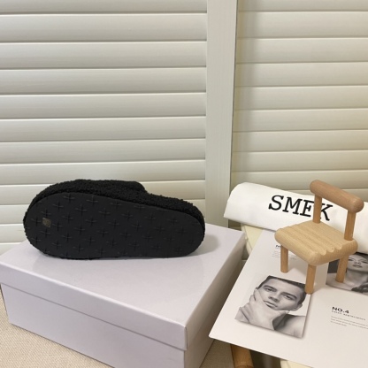 SMFK 2022 new women fur slippers-Luxeon