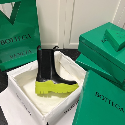 Bottega Venet mid-calf heeled boots-Luxeon