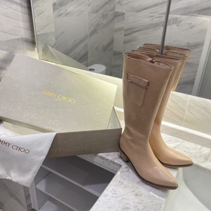 Jimmy Choo new autumn winter zipper knee & ankle boots-Luxeon