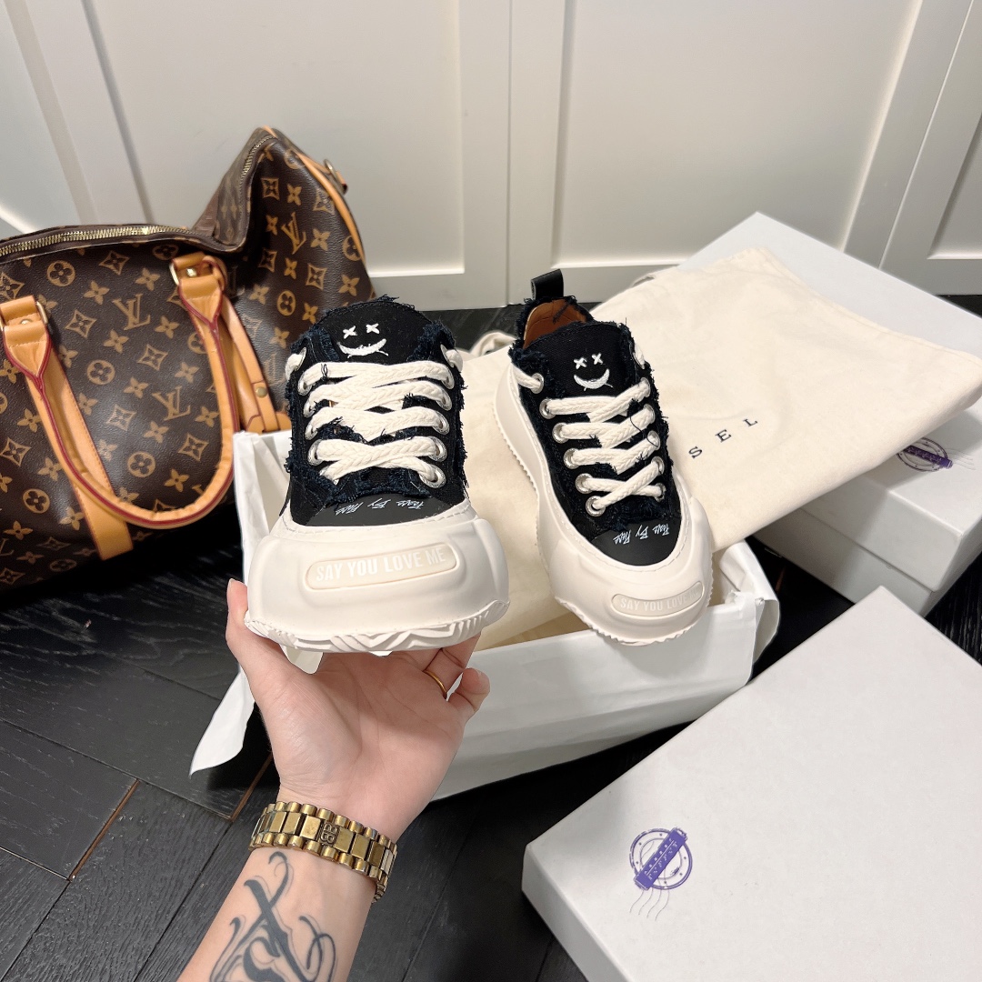 𝙓𝙫𝙚𝙨𝙨𝙚𝙡 𝙨𝙢𝙞𝙡𝙚𝙣𝙘𝙚 new women frayed shoes-Luxeon