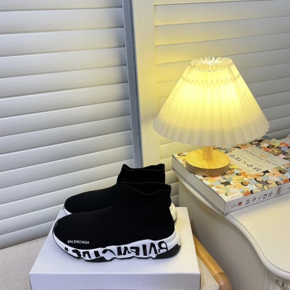 women knitted sock boots-Luxeon