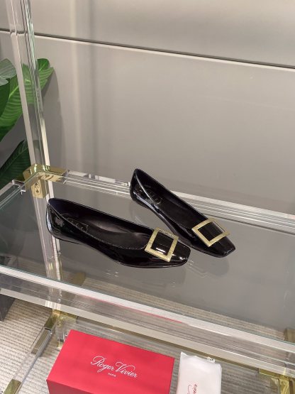 Roger Vivie Women Square Buckle Stiletto-Luxeon