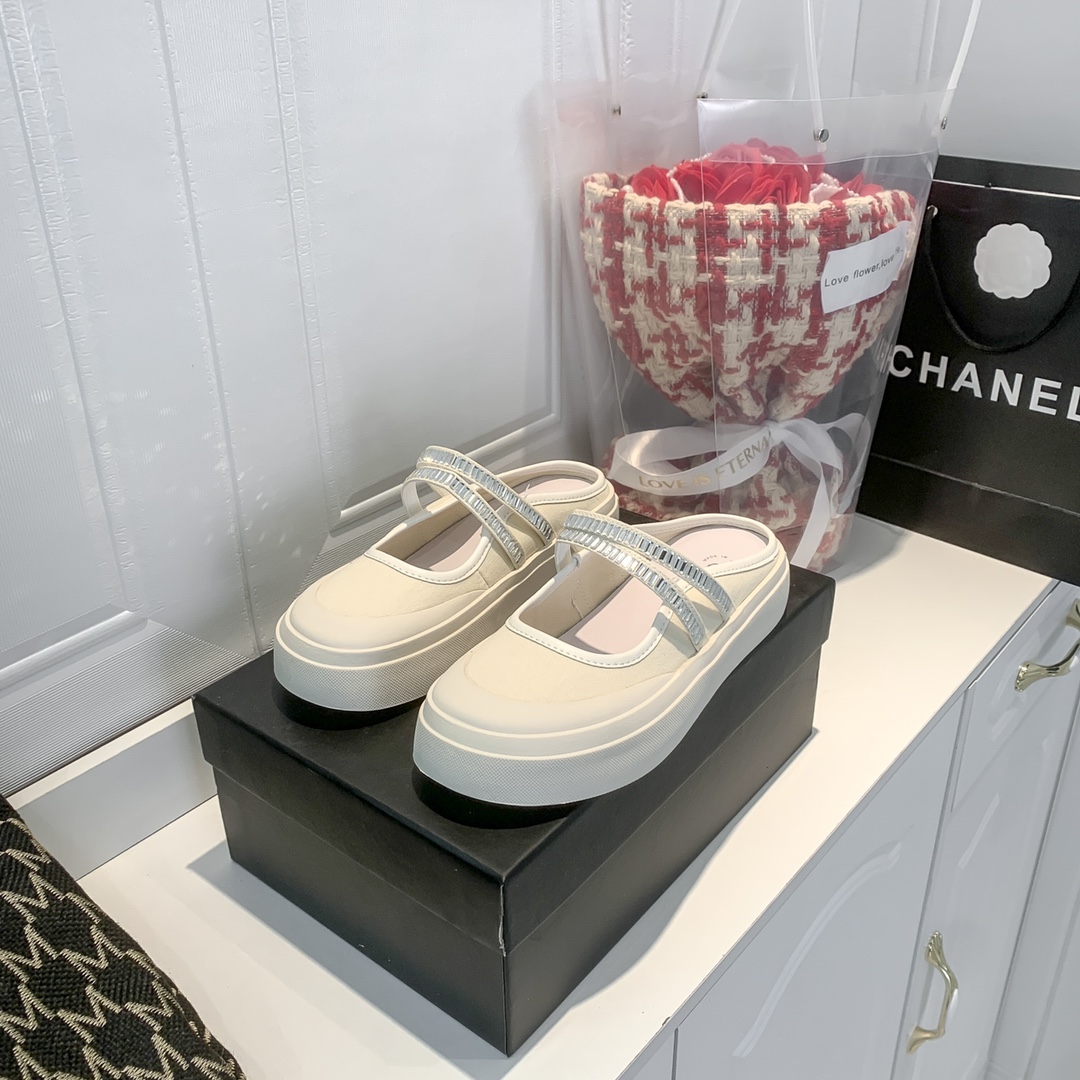 C style New Rhinestone Mary Jane Half Drag-Luxeon