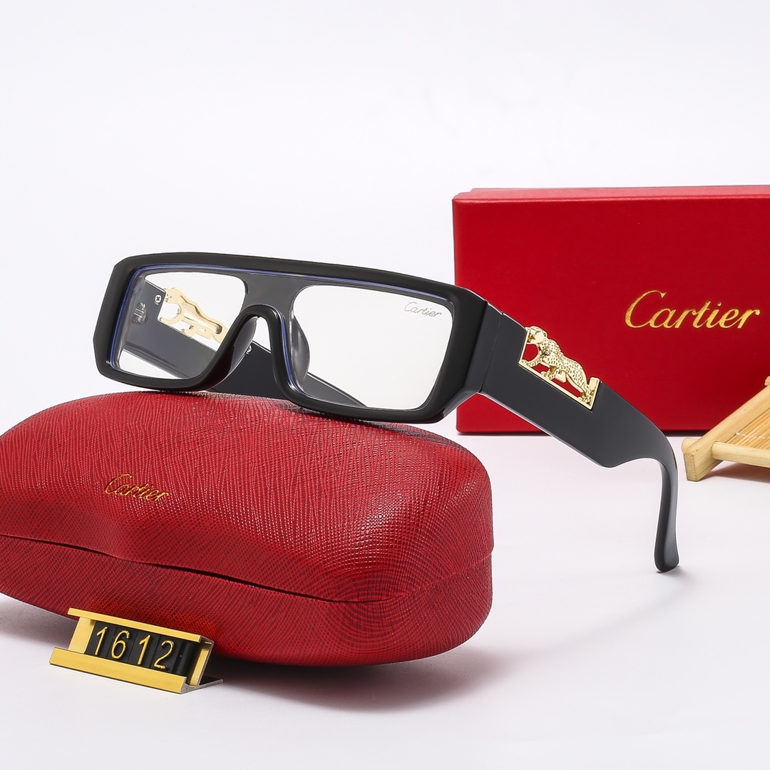 Cartier Women Fashion Glasses-Luxeon
